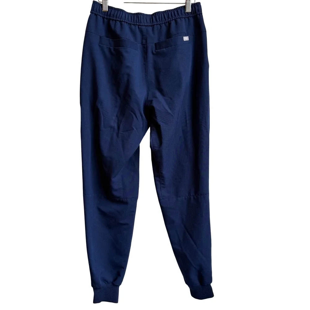 FIGS Tansen Jogger Scrub Pants Men's‎ Small Navy Blue Drawstring Cuffs MXXSW2004
